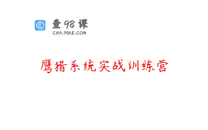 鹰猎系统实战训练营