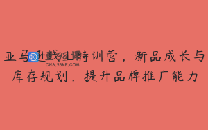 亚马逊线上特训营，新品成长与库存规划，提升品牌推广能力