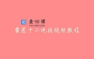 蒙医十二绝技视频教程