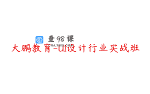 大鹏教育-UI设计行业实战班