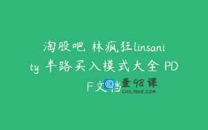 淘股吧 林疯狂linsanity 半路买入模式大全 PDF文档