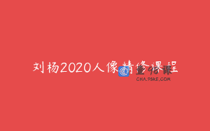 刘杨2020人像精修课程