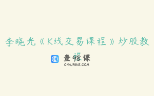 李晓光《K线交易课程》炒股教程