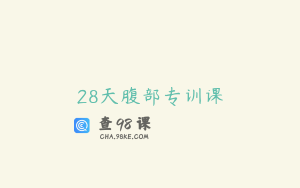 28天腹部专训课