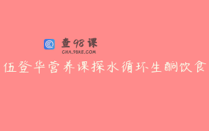 伍登华营养课探水循环生酮饮食