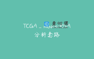 TCGA_m6alncRNA分析套路