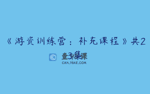 《游资训练营：补充课程》共23集