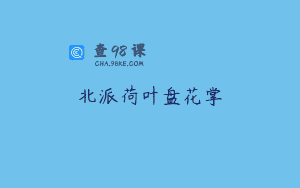 北派荷叶盘花掌