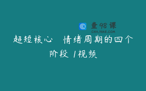 超短核心 – 情绪周期的四个阶段 1视频