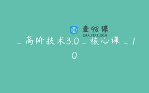 _高阶技术3.0_核心课_10