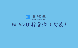 NLP心理指导师（初级）
