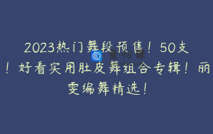 2023热门舞段预售！50支！好看实用肚皮舞组合专辑！丽雯编舞精选！