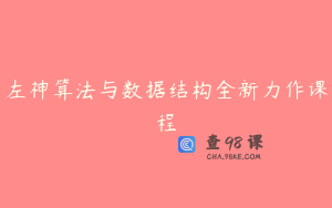 左神算法与数据结构全新力作课程