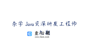 奈学 Java资深研发工程师九期
