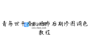 青岛世平婚礼场布后期修图调色教程