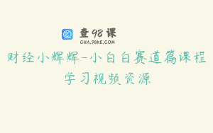 财经小辉辉-小白白赛道篇课程学习视频资源