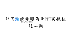 职问系统学习商业PPT实操技能二期