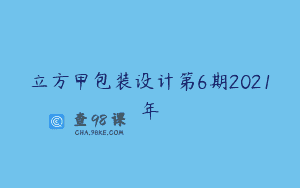 立方甲包装设计第6期2021年