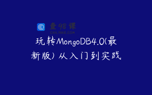 玩转MongoDB4.0(最新版) 从入门到实践