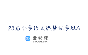 23届小学语文燃梦优学班A