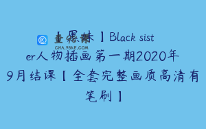【黑妹】Black sister人物插画第一期2020年9月结课【全套完整画质高清有笔刷】