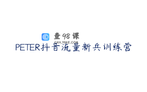 PETER抖音流量新兵训练营