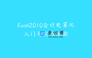 Excel2010会计电算化入门与实战体验