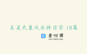 东灵天星风水择日学 18集