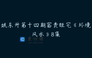 姚东升第十四期富贵旺宅《环境风水》8集