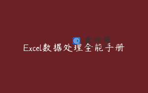 Excel数据处理全能手册