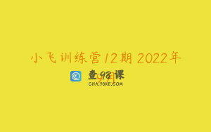 小飞训练营12期 2022年9月