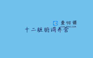 十二脏腑调养营