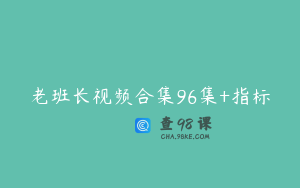 老班长视频合集96集+指标