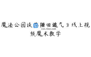 魔法公园谈苏阳《运气》线上视频魔术教学