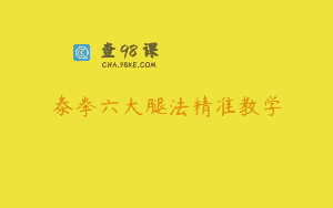 泰拳六大腿法精准教学