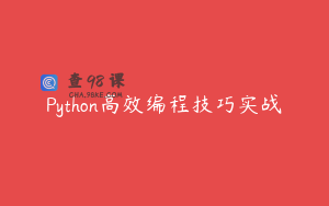 Python高效编程技巧实战