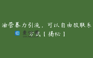 油管暴力引流，可以自由放联系方式【揭秘】