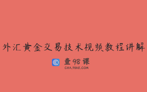 外汇黄金交易技术视频教程讲解