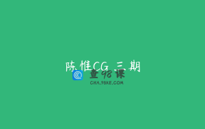 陈惟CG 三期