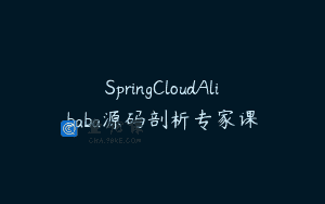 SpringCloudAlibaba源码剖析专家课