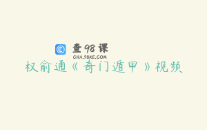 权俞通《奇门遁甲》视频