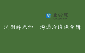 沈羽婷老师--沟通洽谈课合辑
