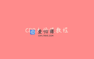 CDR大师级教程