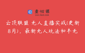 云顶联盟・无人直播实战(更新8月)，最新无人玩法和半无