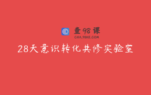 28天意识转化共修实验室