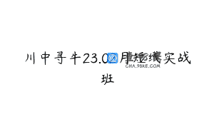 川中寻牛23.02月短线实战班