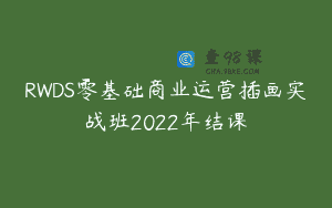 RWDS零基础商业运营插画实战班2022年结课
