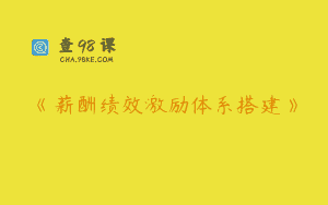 《薪酬绩效激励体系搭建》