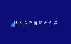 魅力女性情绪训练营