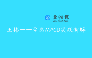 王彬——全息MACD实战新解